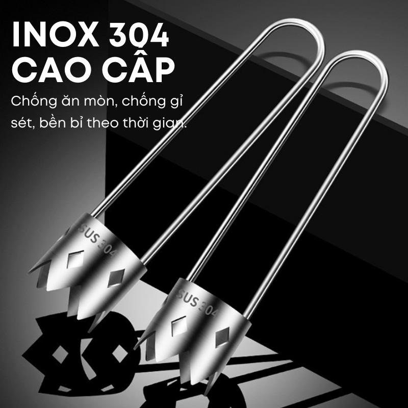 Dụng Cụ Lấy Lõi Trái Cây Inox 304 Cao Cấp KOOBEE – Khoét Rỗng Táo Lê Ớt, Nhấn Xoay Tháo Lõi Nhanh Gọn | 358
