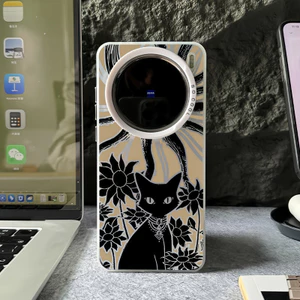 Ốp Điện Thoại Mèo Totem Micro Matte Cho Vivo X300 Pro X200 Ultra X200 Pro X100S Pro V60 V50 V40 Vỏ Vivo Chống Sốc