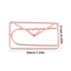 BEABOUT 12 Kẹp Giấy Hình Phong Bì, Kim Loại 34 × 21mm Bookmark Clip, Dấu Trang Dễ Thương Hoa Hồng Vàng Tổ Chức Tài Liệu Kẹp Đồ Dùng Học Tập