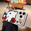Ốp iPhone Hello Cat Bao da mềm cao cấp đựng máy ảnh - iP 7/8/X/XS/XR/11/12/13/14/15/16/17/Plus/Air/Pro/Max
