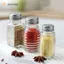 JCSYFAC Lọ Gia Vị Thủy Tinh Có Nắp 2 Chai Muối Tiêu Nhà Bếp Hộp Đựng Gia Vị Kín Hơi Bảo Quản Để Nấu Nướng Bánh Mới