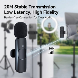 Micro Lavalier không dây Type-C k8 / 9 Mic ve áo Mini di động cho điện thoại thông minh Vlogging Phỏng vấn Ghi âm trực tiếp
