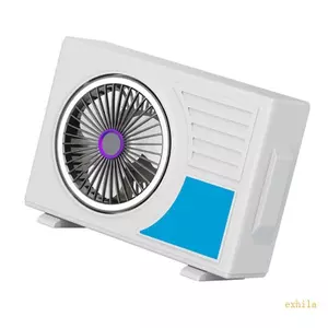 Quạt Để Bàn Sạc USB exhila Với 5 Điều Chỉnh Tốc Độ Và Góc Linh Hoạt 180 Độ Cho Văn Phòng Phòng Học Tại Nhà