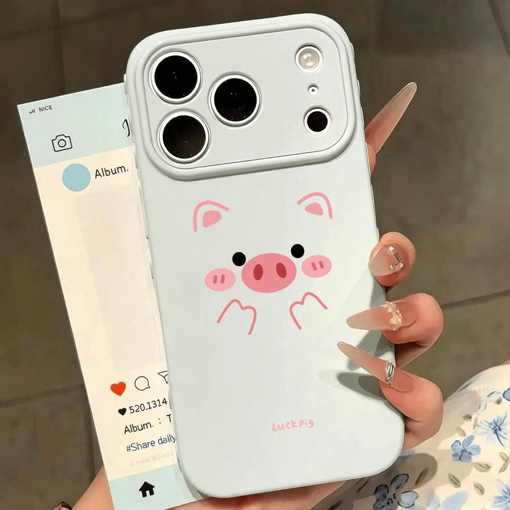Lợn con Đối với iPhone 1715 Case 16P New 1413 Soft Case 16 Dễ thương XR Hàng ngày 17p