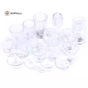 < WHPHous-t > 17 Cái / bộ 1: 12 Nhà Búp Bê Thu Nhỏ Trong Suốt Bộ Đồ Ăn DIY Đồ Chơi Nhà Bếp Đẹp