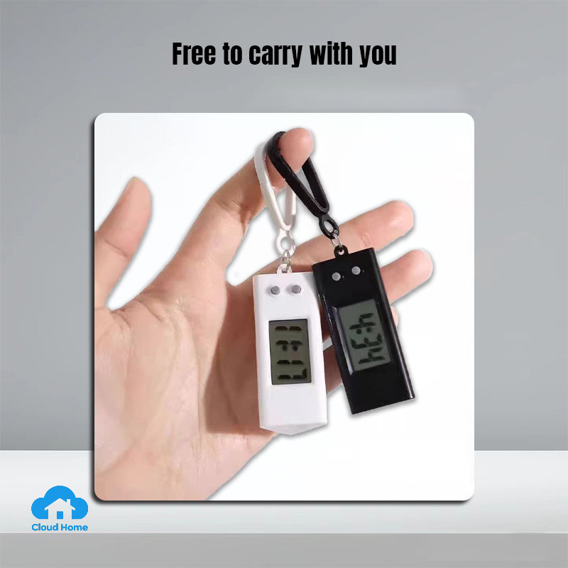 🌤️COD🌤️Đồng hồ treo tường mini hoạt hình đơn giản, nhỏ gọn, dành riêng cho học sinh Có thể dùng làm móc khóa