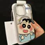Ốp bảo vệ iPhone Crayon họa tiết Shin-chan Sạc từ tính Chống trầy xước -iP7/8/X/XS/11/12/13/14/15/16/17/Plus/Pro/Max/Air