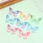 PNPIA- Hai Lớp Gradient Bướm Appliques Organza 3D Cho Lời Mời Đám Cưới Quà Tặng Sinh Nhật Paaging Và Làm Quần Áo