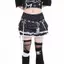 PNPIA- Y2K Sweet Lolita chấm bi Váy Mini nơ trắng Váy ngắn chữ A hợp thời trang cho bữa tiệc mùa hè Trang phục thời trang nữ
