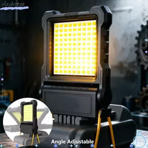 Đèn tìm kiếm ngoài trời DAYBREAK, Đèn LED làm việc có thể xoay được lâu trôi, Đèn làm việc di động đa năng có thể điều chỉnh góc chất lượng cao Đèn làm việc di động đa năng siêu sáng Pin Li-ion 12-72V