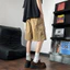Quần short bảo hộ lao động màu trơn mới mùa hè dành cho nam, quần short thông thường đa năng để mặc ngoài trời