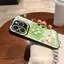 Ốp lưng iPhone hình mèo Clover Vỏ máy ảnh silicon mềm - iP 7/8/X/XS/XR/11/12/13/14/15/16/17/Plus/Air/Pro/Max