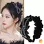 Băng Đô Quấn Tóc Nơ Vải Xếp Ly Cho Nữ Pháp Tính Khí Thanh Lịch Thời Trang Phụ Kiện Tóc Mới