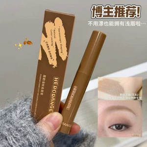 HERORANGE ~ Kem nhuộm lông mày Rhyme Nông Lông mày Nữ Tự nhiên Ba chiều Hoang dã Lông mày lâu trôi Kem lông mày chống nhòe không thấm nước 5.19 STXP