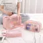 Cheenm Túi Rửa Du Lịch Di Động Nữ Trong Suốt Chống Thấm Nước Trang Điểm Bảo Quản Dung Tích Lớn Dụng Cụ Sắp Xếp Mỹ Phẩm Làm Đẹp Nữ VN
