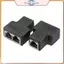 POWER 1 đến 2 LAN ethernet Cáp mạng RJ45 Splitter Plug Adapter Connector.