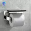 Không Khoan Treo Tường Phòng Tắm Nhà Vệ Sinh Cuộn Giá Đỡ Thép Không Gỉ WC Giấy Điện Thoại Giá Đỡ Khăn Giấy Gia Đình