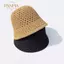 PNPIA- Buet Mũ Thiết Kế Vành Rộng Nữ Buet Mũ Mùa Hè Rơm Dệt Tấm Che Nắng Mũ Rỗng Mũ Sọc Mũ Đi Biển