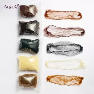 AqToCna 20 Chiếc Lưới Tóc Giả Nylon Bền Đẹp Cho Bun Tóc Phong Cách Dụng Cụ 5Mm Tóc Lưới Cho Ren Tóc Giả Lưới Tạo Kiểu Tóc AqToCna