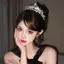 AqToCna Đám Cưới Cô Dâu Mũ Pha Lê Tiara Cho Nữ Vương Miện Sinh Nhật Độc Đáo Cho Bé Gái Công Chúa Thanh Lịch Tóc AqToCna