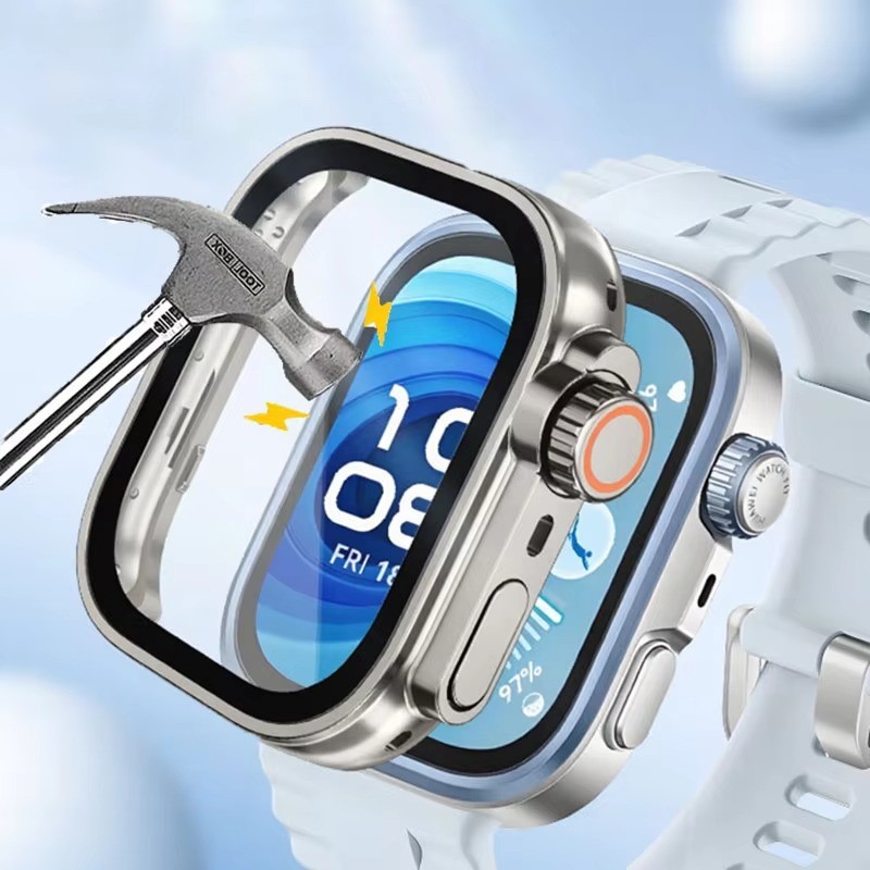Kính cường lực + Vỏ PC cho đồng hồ Huawei Fit 5 Pro 5Pro Vỏ bảo vệ toàn diện cho đồng hồ Huawei Fit 5 5Pro Fit5 Fit5Pro Vỏ bảo vệ màn hình PC cứng