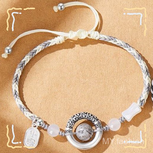 Vòng tay cặp đôi dệt tay có khóa an toàn - Quà tặng Tanabata ý nghĩa dành cho nàng