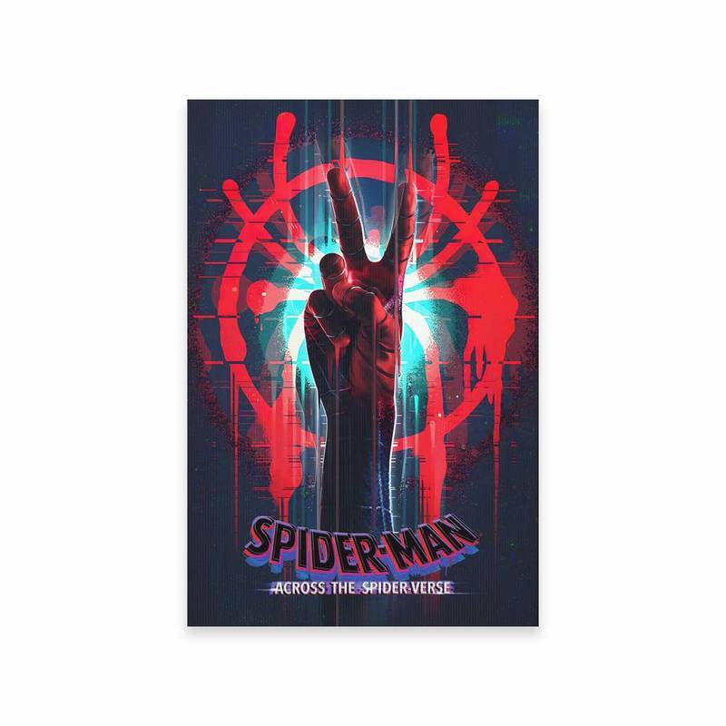 Disney 2023 Poster Phim Người Nhện Qua Nhện Câu Kinh Động Lực In Phim Canvas Tranh Trang Trí Phòng Ngủ Nhà