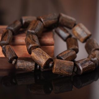 Vòng Trầm Đốt Trúc Thô Cận Chìm - Trầm Hương Indo CN - Trầm Hương Yên Lộc