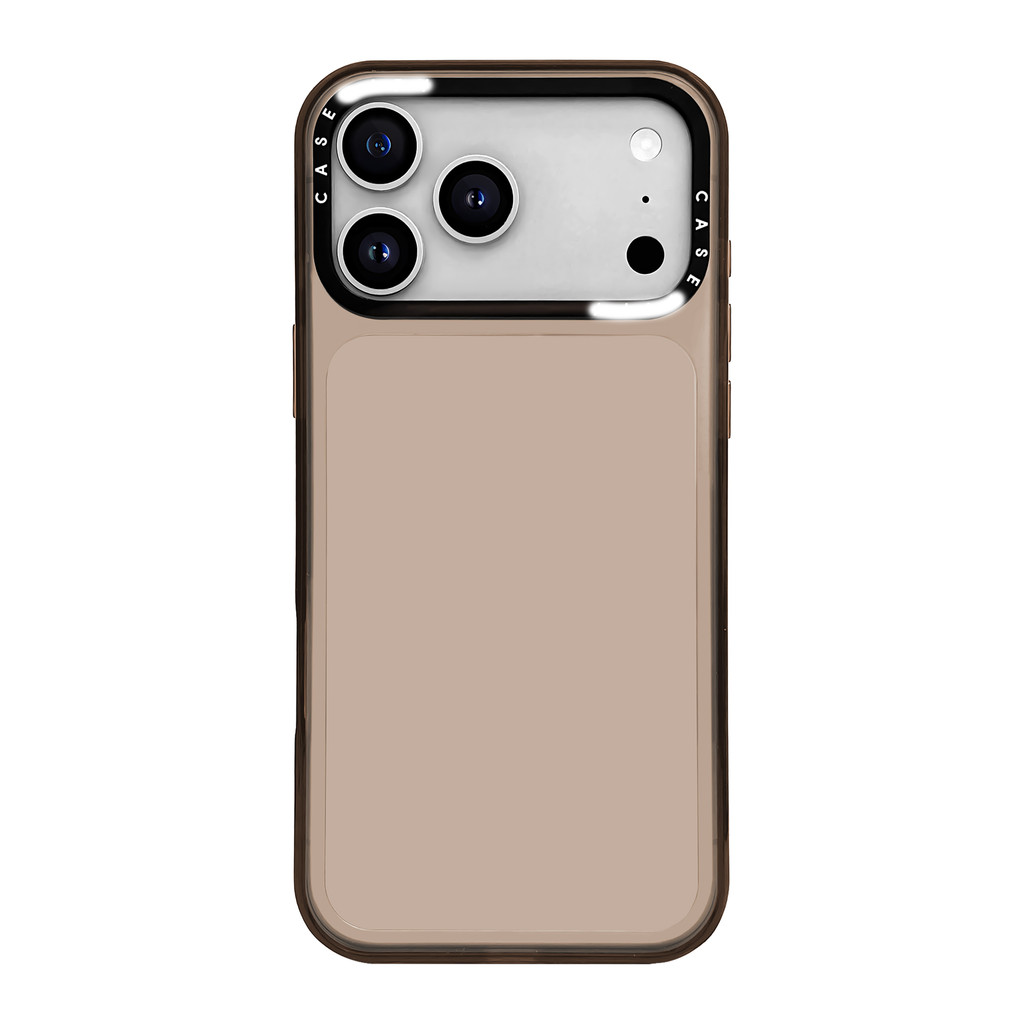 CASECASE X Nâu Trong Suốt Cứng Từ Hút Tác Động Dành Cho Apple IPhone 13 14 15 16 17 Pro Max Có Hộp