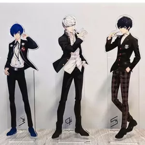 Persona Series Acrylic Đứng 10cm – Yu Narukami, Makoto Yuki, Ren Amamiya, Kawaii Hình Trang Trí Bàn Làm Việc & Quà Tặng