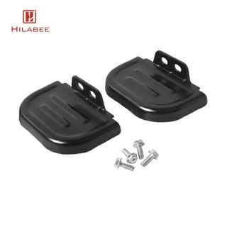 Hilabee 2 Chiếc Bàn Đạp Phía Sau Xe Đạp Điện, Bàn Đạp Bánh Sau, Chốt Chân Ghế Sau, Chống Trơn Trượt, Dễ Lắp Đặt, Đen