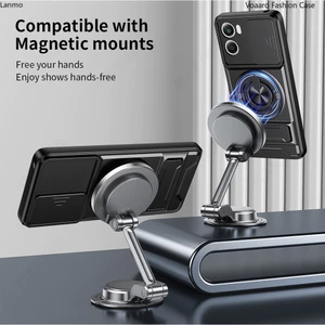 Giáp Xoay Ống Kính Trượt Funda Cho Motorola Moto G06 4G Ốp Lưng Vòng Từ Tính Dành Cho Motorola G06 Power 4G Ốp Lưng Chân Đế