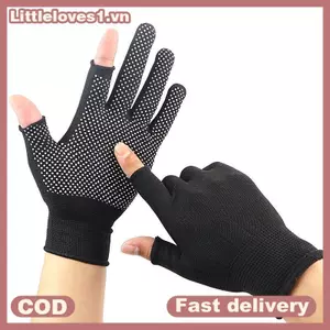 Littleloves1 Găng Tay Nylon Chống Trơn Trượt Nam Nữ Mùa Hè Ngoài Trời Đi Xe Thể Thao Thể Dục Thoáng Khí Chống Trơn Trượt Găng Tay Nửa Ngón VN