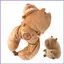 Gối Du Lịch Cho Máy Bay 2 Trong 1 Capybara Sang Trọng Hỗ Trợ Ngủ Đệm Hình Chữ U Hỗ Trợ Cổ Du Lịch mueadsyvn