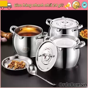Bình lọc ORDOBOX, Nồi lọc dầu Lard 1.5 / 3.5L, Hộp đựng dầu mỡ dung tích lớn Bình dầu bằng thép không gỉ Nhà bếp
