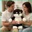 Chó Nhồi Bông Sang Trọng Dễ Thương Cudly 23,6 Inch Mềm Chó Con Thú Nhồi Bông Cho Phòng Khách Phòng Chơi Game Văn Phòng Ghế Sofa Xe sonlekvn