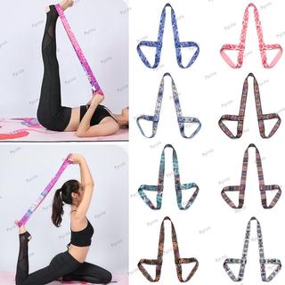 PYCOU Yoga Thảm Dây Đeo Nhiều Màu Có Thể Điều Chỉnh Tập Thể Dục Co Giãn Mang Theo Dây