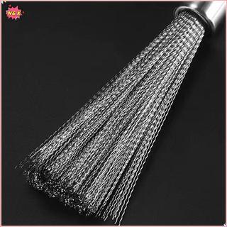 Bàn chải dây inox 304 đa năng làm sạch nồi, chảo nhà bếp