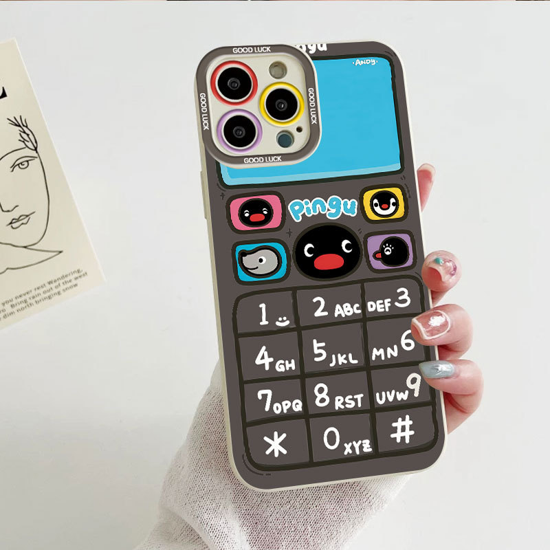 Ốp lưng iPhone Mẫu điện thoại thông minh Vỏ máy ảnh silicon mềm - iP 7/8/X/XS/XR/11/12/13/14/15/16/17/Plus/Air/Pro/Max