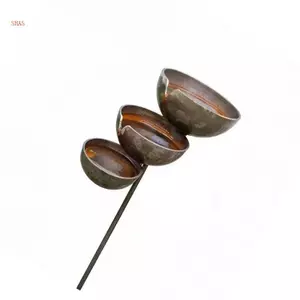 Shas Loại Nặng Kim Loại Động Vật Hoang Dã Ăn Động Vật Đài Phun Nước Uống Với Đế Thu Mưa Có Thể Tháo Rời Để Trang Trí Sân