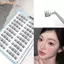 FAVORITEGOODS DIY Mi Nối Dài, Lông Mi Giả Tự Dính 8-11MM Phong Cách Hàn Quốc, Trang Điểm Mắt Hợp Thời Trang Không Cần Keo C Curve Girl Group Lông Mi Giả Đảng