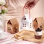 5 Chiếc Mới Dễ Thương Phong Cách Nhà Điều Trị Hộp Kraft Và Trắng Tông Hộp Đựng Kẹo Bánh Quy Và Quà Tặng Ngày Lễ Nhỏ