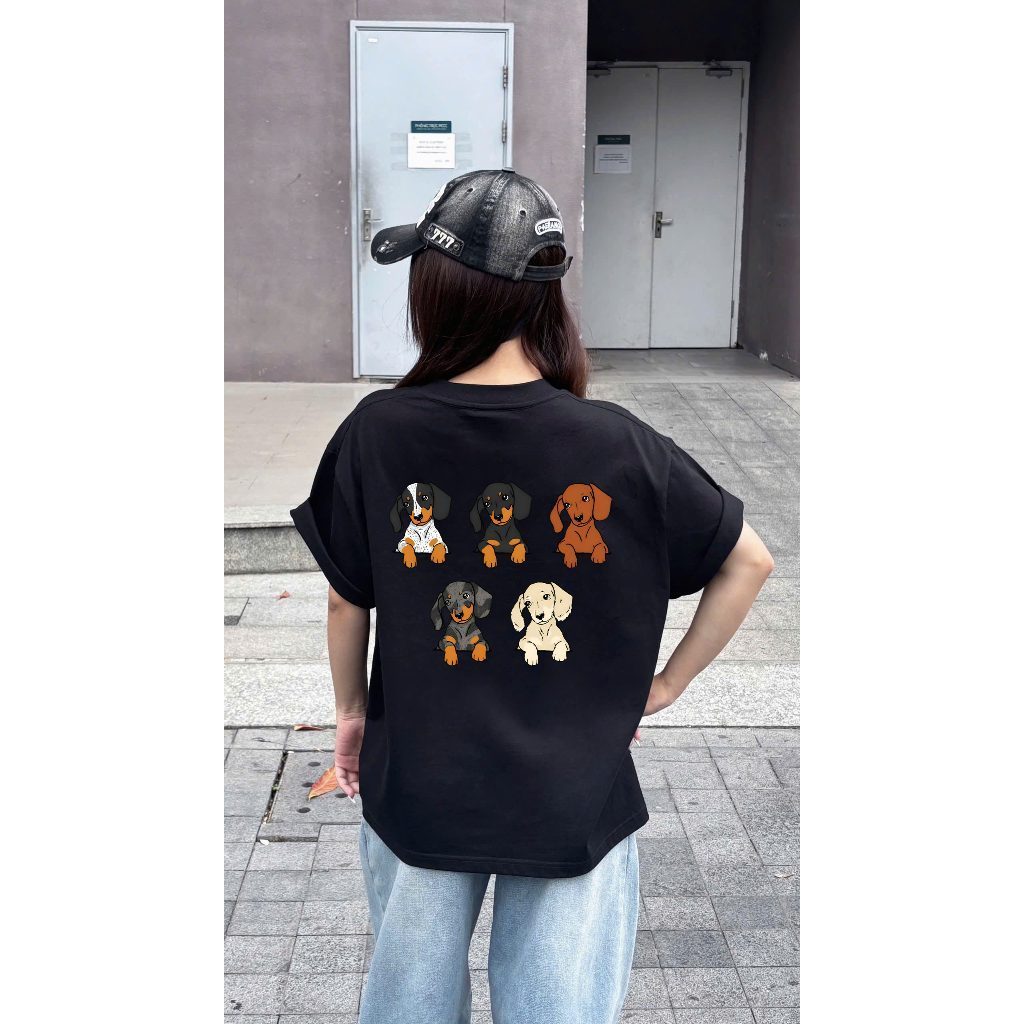（Giao hàng 24h）Angela Áo Thun 100% Cotton BIG SIZE Áo thun ngắn tay dáng in hình cách mới dành cho nữ Local Brand