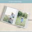 Album Ảnh SMILE, Album Sổ Lưu Niệm 6 Inch 100 Túi Nhiều Lớp, Bìa Vải Chèn Túi Dung Tích Lớn Lưu Trữ Ảnh Bộ Sưu Tập