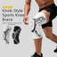LACYES Núm miếng đệm đầu gối, Chống trượt mỏng Shin Defender, Hỗ trợ lò xo chuyên nghiệp Co giãn có thể điều chỉnh Nẹp đầu gối thể thao Bảo vệ thể thao