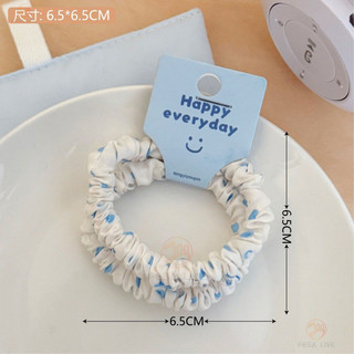 Mũ đội đầu nữ thiết kế chấm bi kẻ sọc nhỏ, ruột dây đàn hồi tốt và bền, phù hợp mọi lúc mọi nơi.