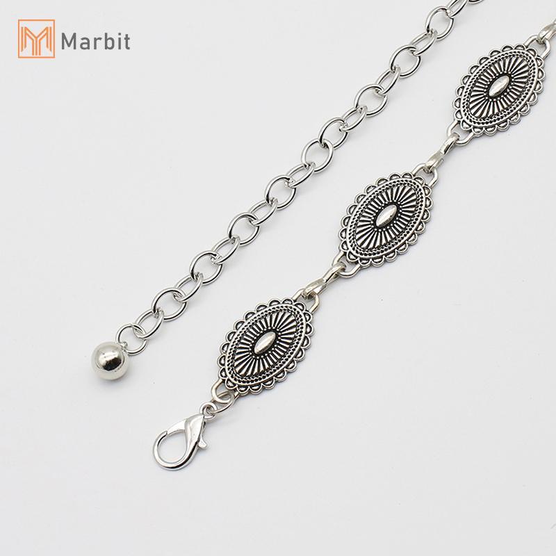 Thắt lưng dây xích kim loại bohemian retro, phong cách dân tộc thời trang cho áo len và phụ kiện