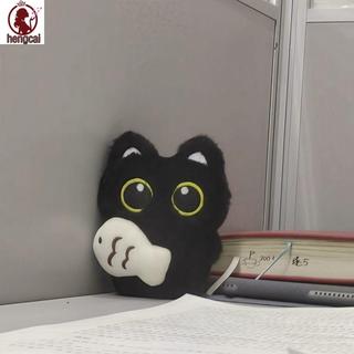 Móc khóa sang trọng Black Cat - Thiết kế Squishy mắt to dành cho cặp đôi du lịch