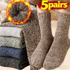 Tất leo núi polyester dày, giữ ấm tốt cho đi bộ và cắm trại trong thời tiết lạnh