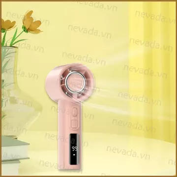 Nev ♕ Quạt yên tĩnh Màn hình kỹ thuật số Quạt USB Quạt mạnh mẽ Quạt yên tĩnh Quạt di động Quạt đầu giường Thích hợp cho phòng ngủ văn phòng và văn phòng